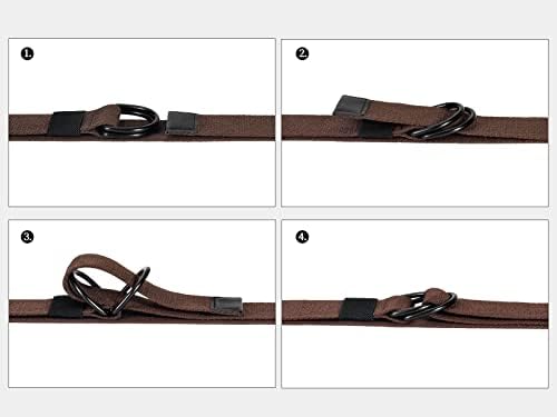 maikun Mens Womens Canvas Belt, D-ring Buckle Cloth Fabric Belt for Men - Image 5