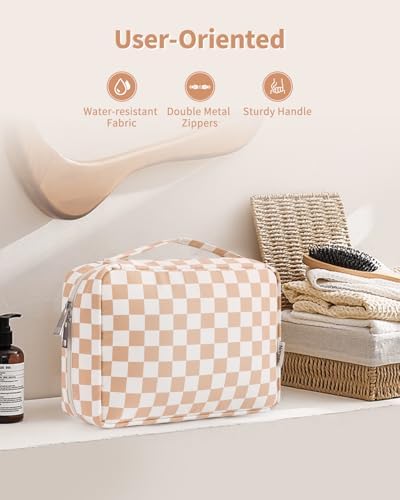 Narwey Hanging Travel Toiletry Bag for Women, Travel Makeup Organizer Bag - Image 6