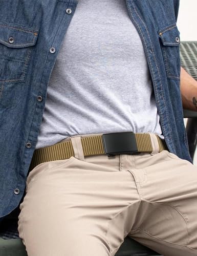 JUKMO Men's 1.5" Nylon Ratchet Casual Belt for Jeans - Image 6