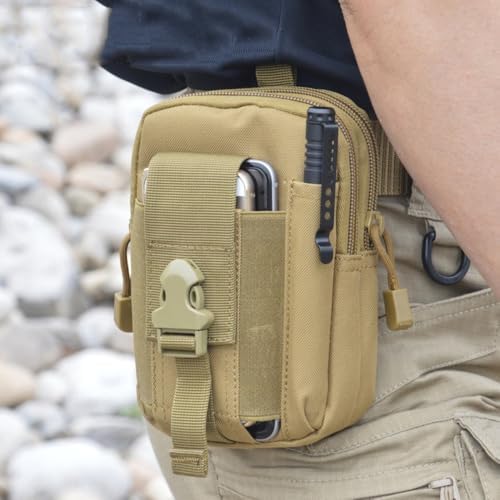 Outdoor Tactical Waist Bag Molle Pouch Military Hip Waist Compact Belt Bag Pouch Wallet Camping Phone Power Bank Camping Hiking Gear Tool Organizer - Image 6