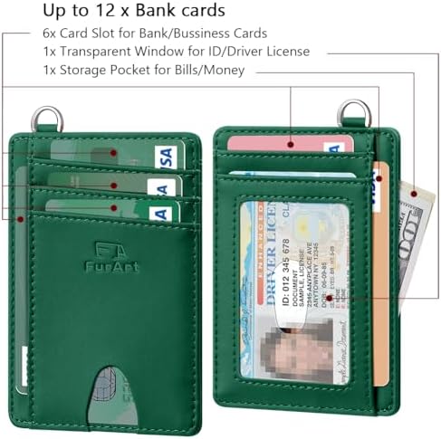 FurArt Slim Minimalist Wallet RFID Credit Card Holder for Men - Image 6