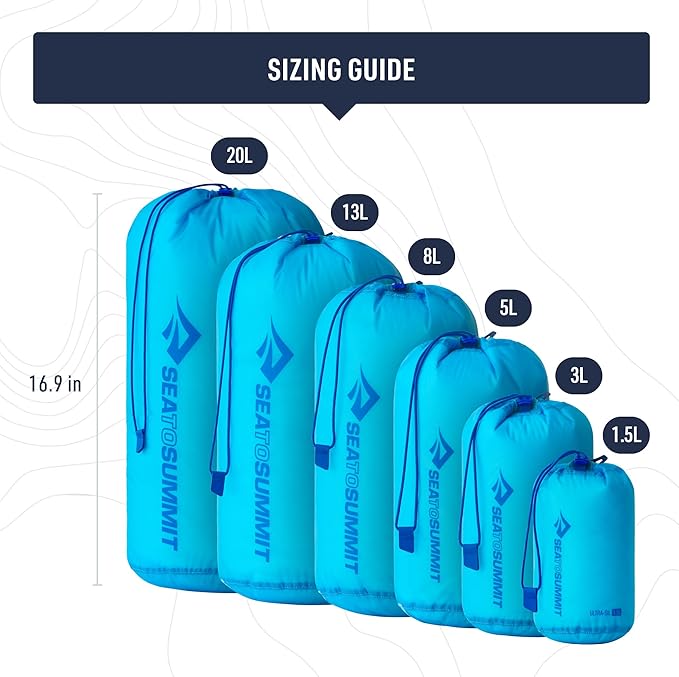 Sea to Summit Lightweight Dry Bag, Multi-Purpose Dry Storage
