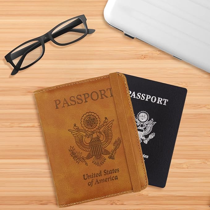 WALNEW Passport Holder for Travel, RFID Passport Wallet, Travel Essentials - Image 9