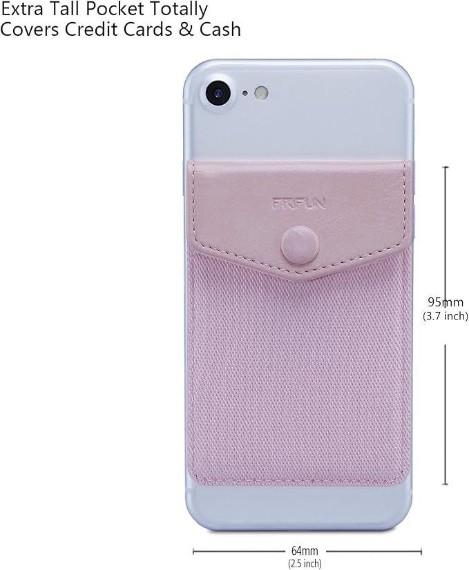 Ultra-Slim Self Adhesive Credit Card Leather Wallet - Image 5