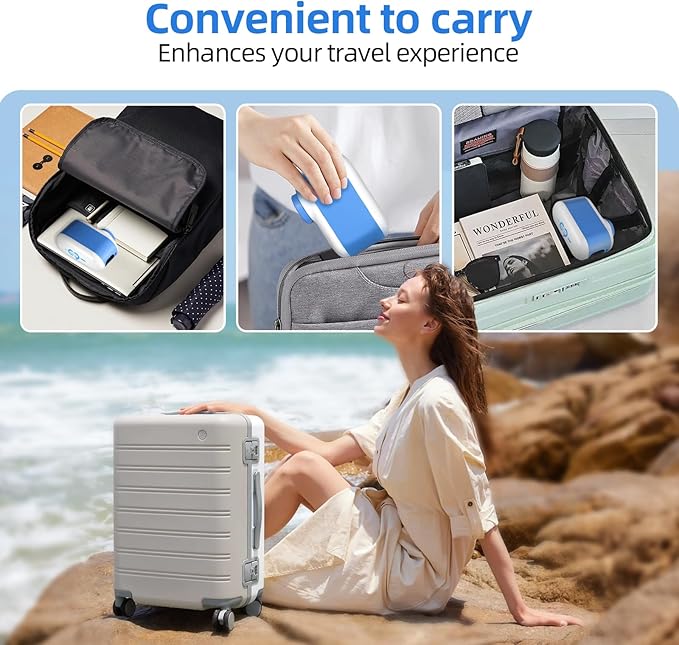 Vacuum Storage Bags with -60000Pa USB Pump,15 Pack Vacuum Seal Bags for Clothing Travel in 3 Sizes,Compression Packing Cubes Organizer Storage for Packing,Luggage and Seasonal (15 Combo)