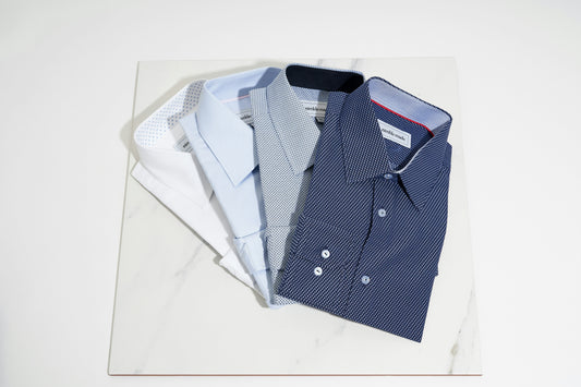 [GEARMENT] The "Cardboard Collar Stay Stiffener": How to keep dress shirt collars crisp and uncrushed inside packed backpacks