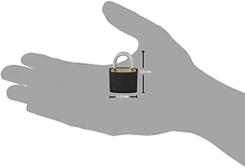 8 Pc Metal Padlock Solid Brass Luggage, Backpack, Diary, Jewelry Box, Crafts, School Teaching Lock with Key and Durable Cover (Small, NPRGG) - Image 4