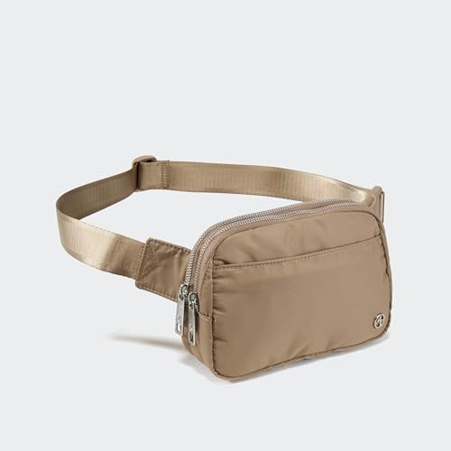 Pander Nylon Fanny Pack Belt Bag for Women with 5 Zipper Pockets - Image 3