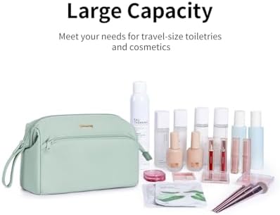 Narwey Travel Makeup Bag Toiletry Bag, Large Cosmetic Bag for Women Girls - Image 5