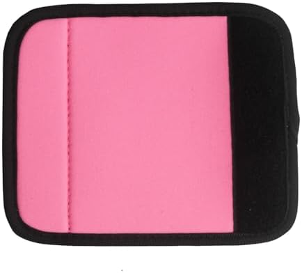 Neoprene Luggage Handle Wraps for Traveling Bright Color Luggage Tags|Handle Wraps|Handle Covers (Light Pink) - Image 2
