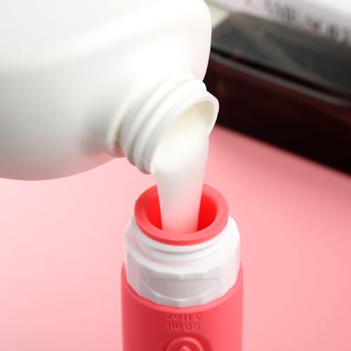 Mrsdry Travel Bottles for Toiletries, Tsa Approved 3oz Travel Size Containers BPA Free Leak Proof Refillable Liquid Silicone Squeezable Travel Accessories for Shampoo Conditioner Lotion (4 Pack) - Image 3