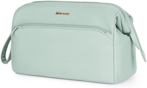 Narwey Travel Makeup Bag Toiletry Bag, Large Cosmetic Bag for Women Girls by Narwey
