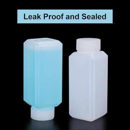 4oz/120ml Leak Proof Plastic Bottles with Caps for Liquids Sample, Reusable Small Bottles Containers for Travel, Camping and Hiking (Translucent, 10 Pcs) - Image 2
