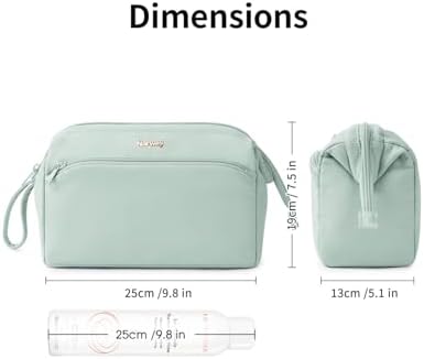 Narwey Travel Makeup Bag Toiletry Bag, Large Cosmetic Bag for Women Girls - Image 2