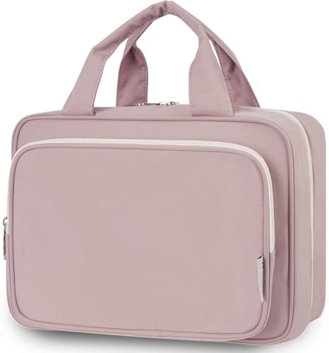 Narwey Travel Toiletry Bag for Women, Large Hanging Makeup Organizer Bag by Narwey