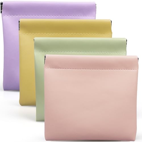 4.72"×4.72" Soft Pouches for Purse, Small Makeup Pouches for Women by Muswelf