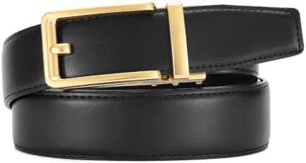 CHAOREN Click Belt Men - 1 3/8" Leather Ratchet Belt for Dress Casual - Image 4