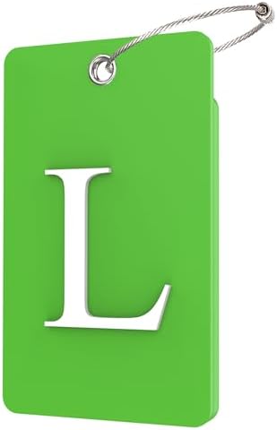 Gostwo 2 Pack Initial Luggage Tags for Suitcases Airplane Travel Essentials by Gostwo