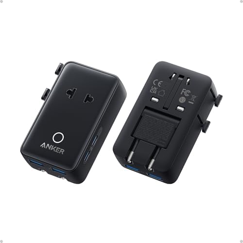 Anker Nano Travel Adapter, 2 USB C Universal Charger, 20W, 1× 2-Pin AC by Unknown