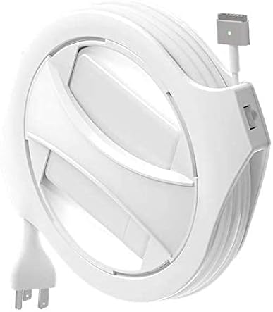 Fuse Reel Side Winder MacBook Charger Organizer Compatible with USB-C and MagSafe Apple Adapter - Travel Essential and Desk Cord Case and Cable Management for MacBook Pro Laptop Adapter by FUSE