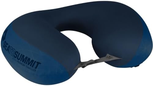 Sea to Summit Aeros Premium Traveller Inflatable Neck Pillow, Navy Blue - Image 4