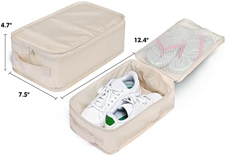 Travel Shoe Bags, Foldable Waterproof Shoe Puches Organizer-Double Layer (Multi-colored4) - Image 3