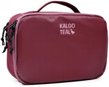 Accessories Bag & Tech Pouch | Organizer for Cables, Electronics & Everyday Essentials, Water-Repellent, Dual-Sided Padded by KalgoTeal