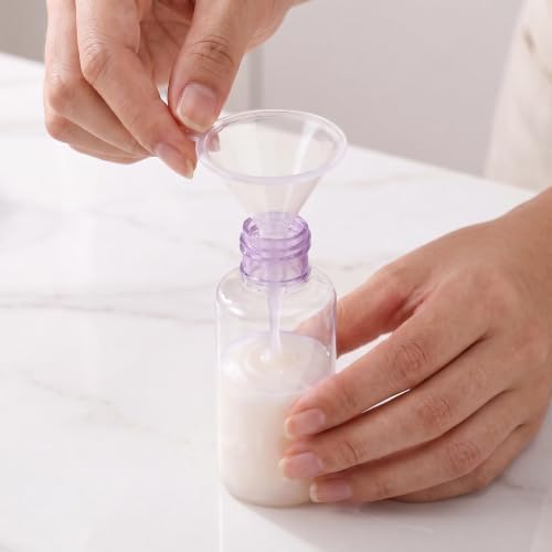 TSA Approved Travel Bottles for Toiletries, [8-Piece Set] Leak Proof Travel Size Containers with Clear Toiletry Bag, Refillable Cosmetic Liquid Accessories for Shampoo, Conditioner, Lotion - Image 5
