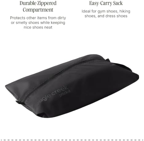 Eagle Creek Pack-It Isolate Shoe Sack, Black - Image 4