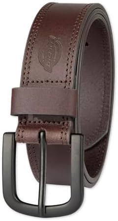 Dickies Men's Genuine Leather Work Casual Belt by Dickies