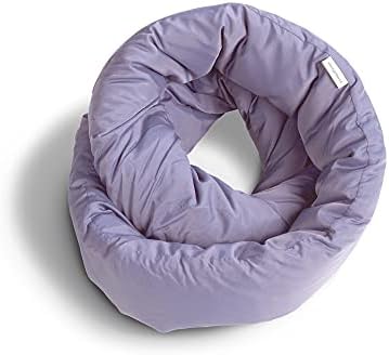 Huzi Infinity Pillow - Home Travel Soft Neck Scarf Support Sleep (Purple) by Huzi-InfinityTravel