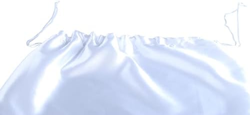 SANSAM Extra Large Drawstring Satin Silk Dust Bag,3pcs White 18''x20'' Dust Cover Storage Bags for Purses, Handbags, Travel Storage Pouch for Shoes, Boots - Image 2