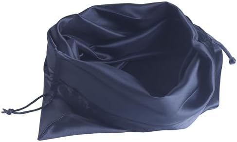 SANSAM Drawstring Satin Silk Dust Bag,4pcs Black 12''x16'' Dust Cover Storage Bags for Purses, Handbags, Travel Storage Pouch for Shoes, Boots by SANSAM