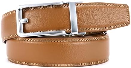 CHAOREN Click Belt Men - 1 3/8" Leather Ratchet Belt for Dress Casual - Image 4