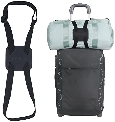 Luggage Straps，Luggage Straps for Suitcases Add a Bag Easy to Travel Belt for Luggage，Bag Bungee for Luggage，Adjustable Size Luggage Belt (Black) - Image 2