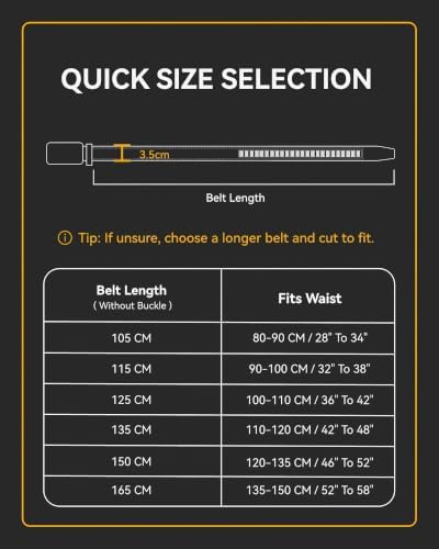 CHAOREN Click Belt Men - 1 3/8" Leather Ratchet Belt for Dress Casual - Image 6