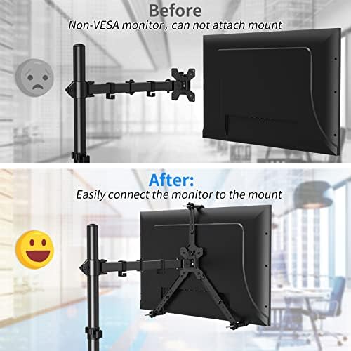 MOUNTUP Universal VESA Mount Adapter Kit, Non-VESA Monitor Mounting Adapter for 19 to 32 inch Computer Screens, Max Load 17.6lbs VESA Adapter - Image 2