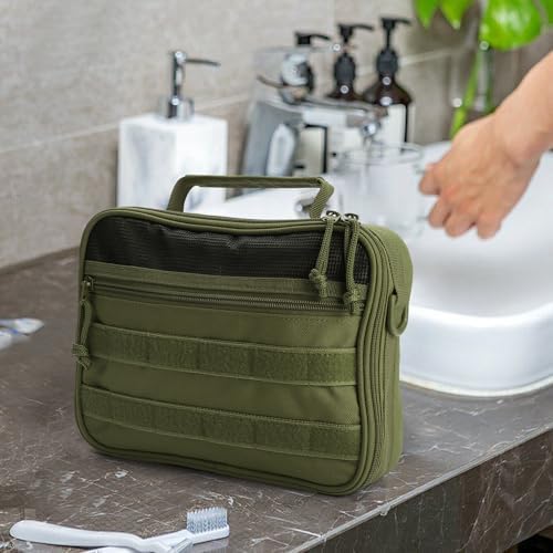 Hanging Toiletry Bag for Men,Travel Toiletry Bag Organizer Dopp Kit - Image 2