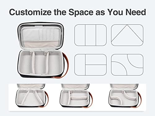 Luxtude Tech Organizer Travel Case, Portable Electronics Organizer - Image 3