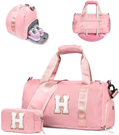 Gifts for Daughter-Girl Gym Bag Soccer Bags with Shoe Compartment by Vogewood