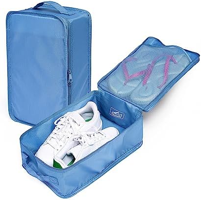 Travel Shoe Bags, Foldable Waterproof Shoe Puches Organizer-Double Layer (Multi-colored4) - Image 5