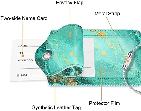 Fintie Luggage Tags Privacy Cover ID Label for Travel Bag Suitcase - Image 4