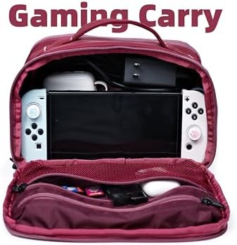 Accessories Bag & Tech Pouch | Organizer for Cables, Electronics & Everyday Essentials, Water-Repellent, Dual-Sided Padded - Image 7