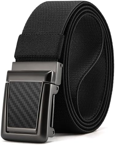 CHAOREN Tactical Belt Men - 1.5" Stretch Work Belt with Zinc Alloy Buckle by CHAOREN