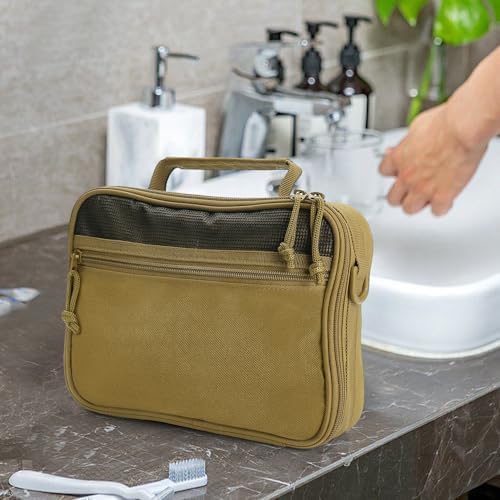 Hanging Toiletry Bag for Men,Men's Travel Essential,Travel Dopp Kit - Image 6