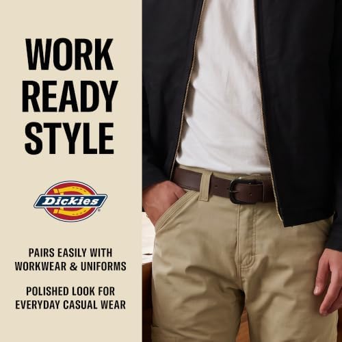 Dickies Men's Genuine Leather Work Casual Belt - Image 3