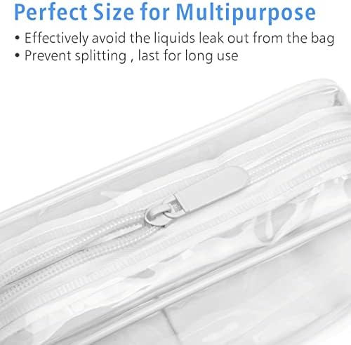 PACKISM TSA Approved Toiletry Bag - Clear Makeup Bag Travel, 5 Color Medium - Image 6