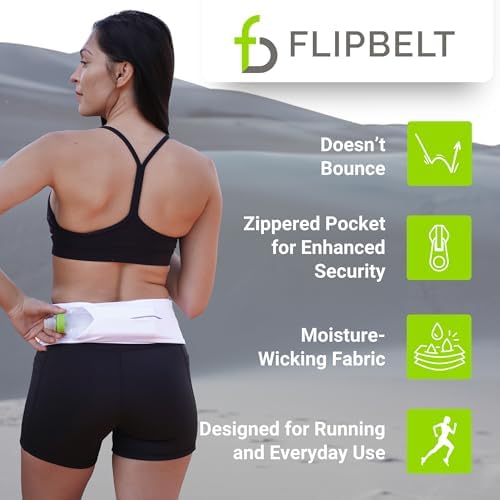 FlipBelt Zipper Running Belt, Waist Pack for Fitness and Running, US Company - Image 3
