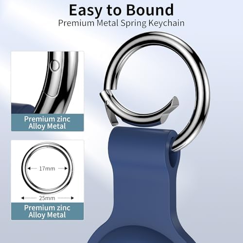 Compatible for AirTag Holder Keychain for Apple Air Tag 1st&2nd Generation - Image 4