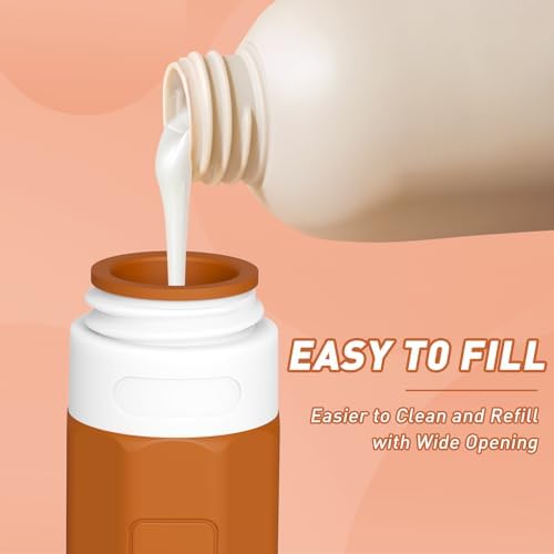 Redfly Travel Bottles for Toiletries 3oz, Silicone Travel Size Containers - Image 2
